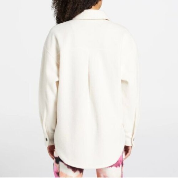 NWT 32 Degrees Heat Women's Sherpa Teddy Shirt Jacket White Size XS/S $80 WWW001 - Picture 2 of 3